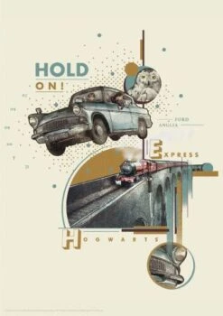 FANATTIK Ford Anglia Art Print